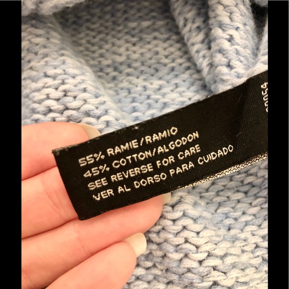 Blue Chunky Sweater - Picture 6 of 6